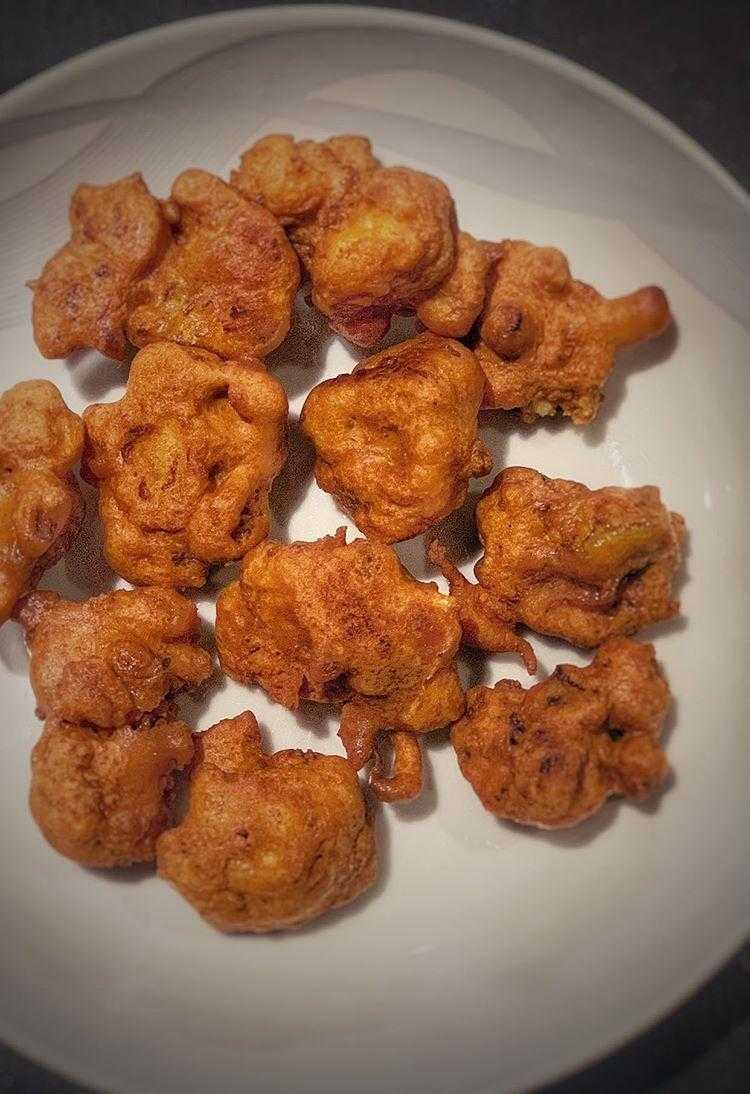 Homemade Cauliflower Bhajji