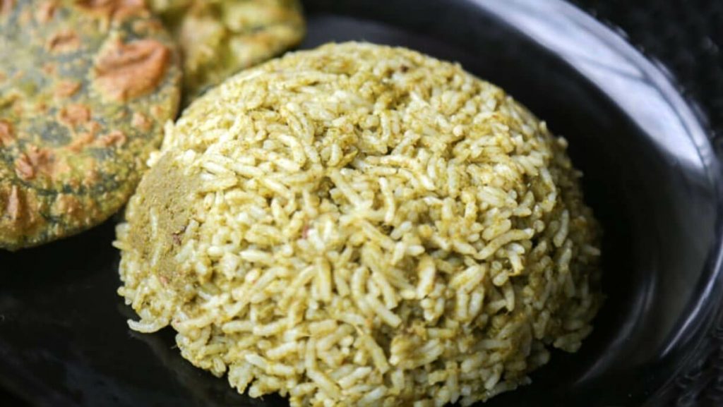 Homemade Coriander Rice