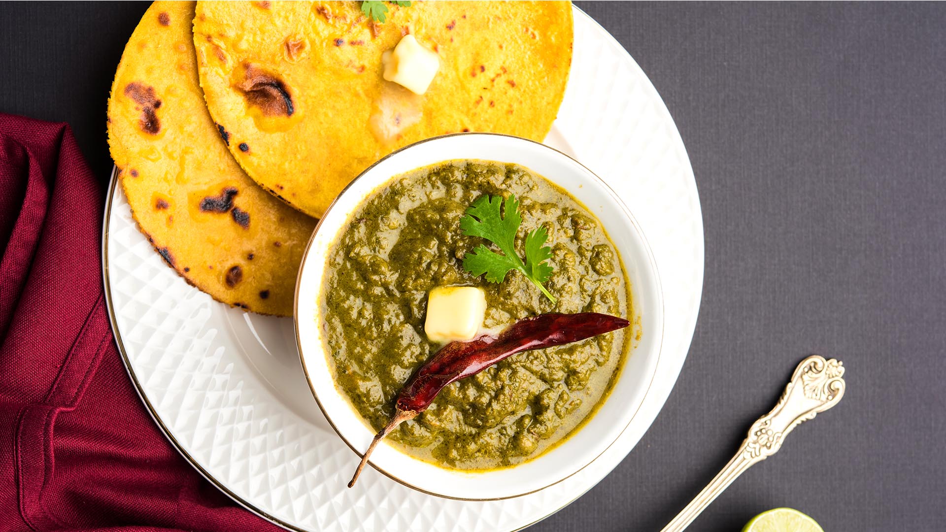 Makki Ki Roti And Sarson Ka Saag Masalabox